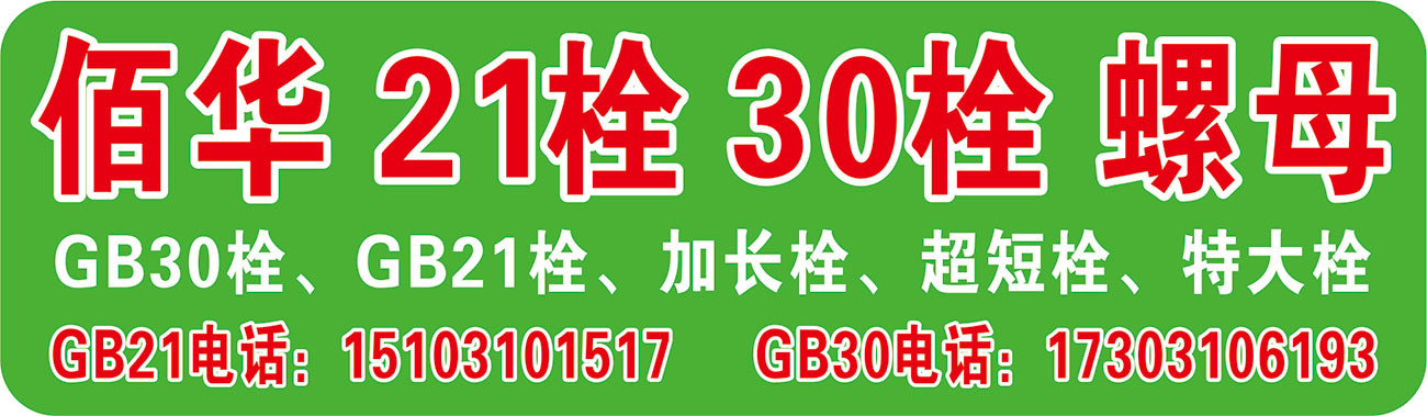 佰华 21栓 30栓 螺母